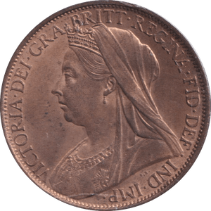 1900 PENNY ( UNC ) - PENNY - Cambridgeshire Coins