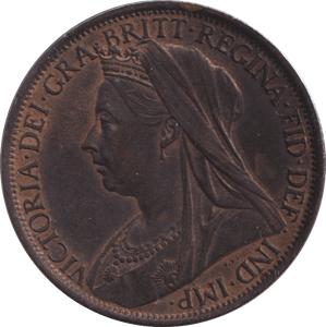 1900 PENNY ( VF ) - PENNY - Cambridgeshire Coins