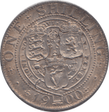 1900 SHILLING ( EF ) - SHILLING - Cambridgeshire Coins
