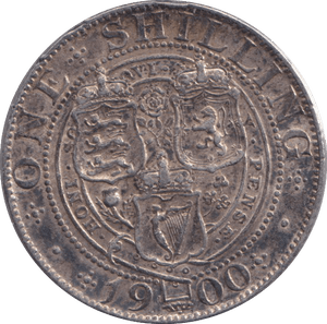 1900 SHILLING ( EF ) - SHILLING - Cambridgeshire Coins