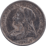 1900 SHILLING ( EF ) - SHILLING - Cambridgeshire Coins