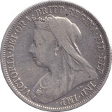 1900 SHILLING ( FINE ) - SHILLING - Cambridgeshire Coins