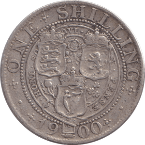 1900 SHILLING ( FINE ) - SHILLING - Cambridgeshire Coins