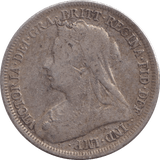 1900 SHILLING ( FINE ) - SHILLING - Cambridgeshire Coins