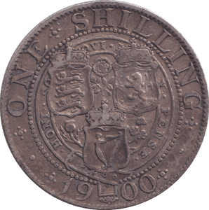 1900 SHILLING ( GVF ) 4 - SHILLING - Cambridgeshire Coins