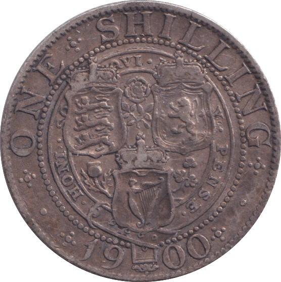 1900 SHILLING ( GVF ) 4 - SHILLING - Cambridgeshire Coins