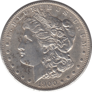 1900 SILVER MORGAN DOLLAR USA PHILADELPHIA MINT - SILVER WORLD COINS - Cambridgeshire Coins