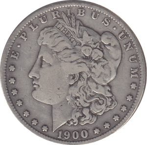 1900 SILVER MORGAN DOLLAR USA SAN FRANCISCO - SILVER WORLD COINS - Cambridgeshire Coins
