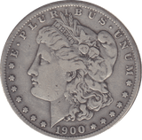 1900 SILVER MORGAN DOLLAR USA SAN FRANCISCO - SILVER WORLD COINS - Cambridgeshire Coins