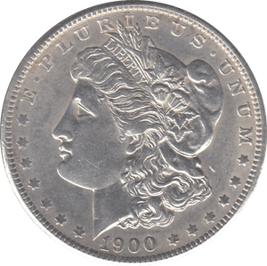 1900 SILVER MORGAN DOLLAR USA - SILVER WORLD COINS - Cambridgeshire Coins