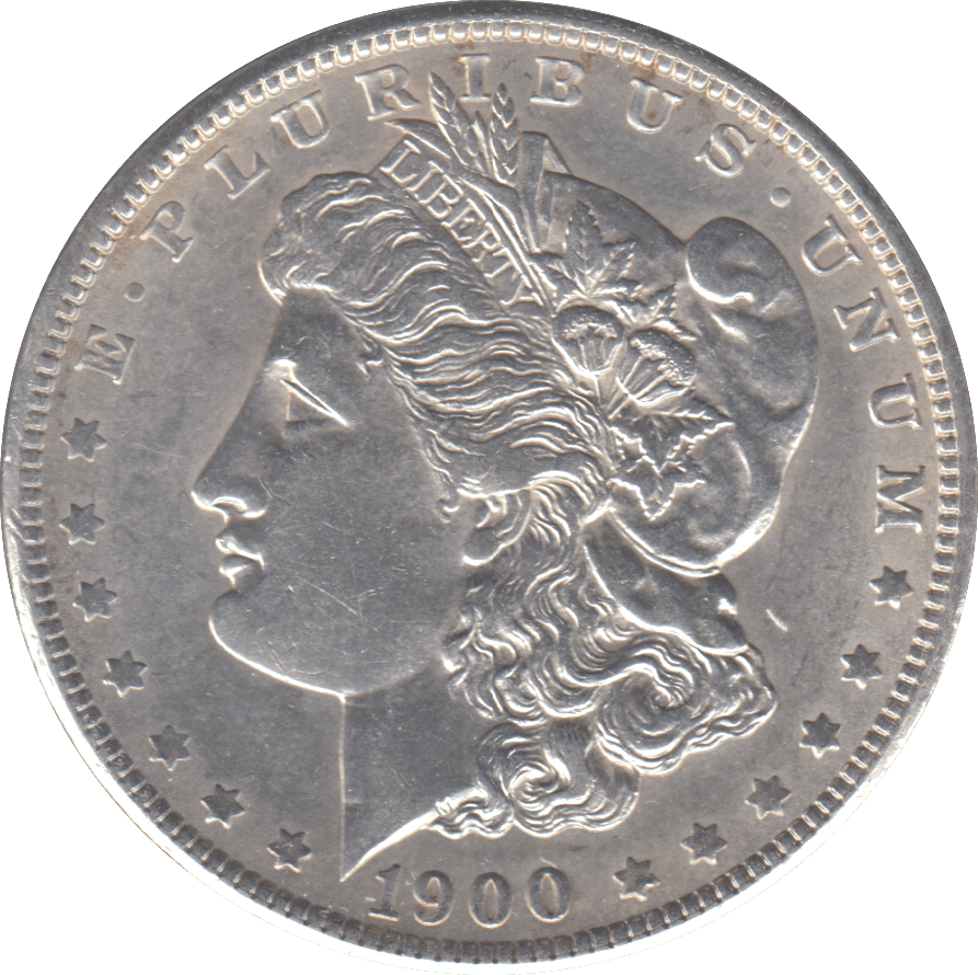1900 SILVER MORGAN DOLLAR USA - SILVER WORLD COINS - Cambridgeshire Coins