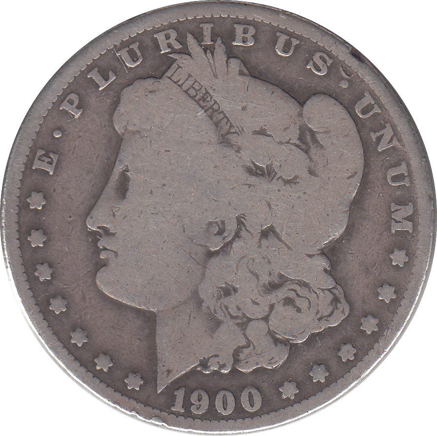 1900 SILVER MORGAN DOLLAR USA - SILVER WORLD COINS - Cambridgeshire Coins