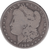 1900 SILVER MORGAN DOLLAR USA - SILVER WORLD COINS - Cambridgeshire Coins