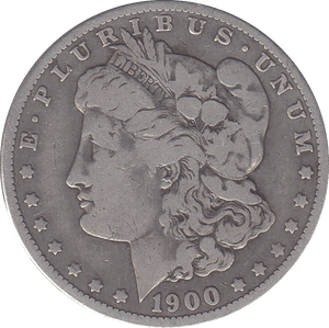1900 SILVER MORGAN DOLLAR USA - SILVER WORLD COINS - Cambridgeshire Coins