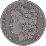1900 SILVER MORGAN DOLLAR USA - SILVER WORLD COINS - Cambridgeshire Coins