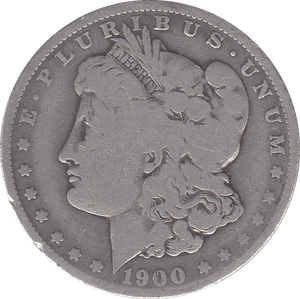 1900 SILVER MORGAN DOLLAR USA - SILVER WORLD COINS - Cambridgeshire Coins