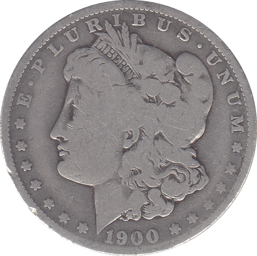1900 SILVER MORGAN DOLLAR USA - SILVER WORLD COINS - Cambridgeshire Coins