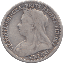 1900 SILVER THREEPENCE ( FINE ) - THREEPENCE - Cambridgeshire Coins