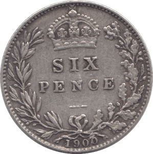 1900 SIXPENCE ( FINE ) - SIXPENCE - Cambridgeshire Coins