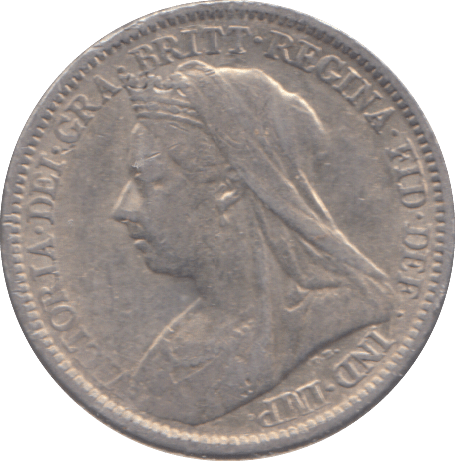 1900 SIXPENCE ( FINE ) - SIXPENCE - Cambridgeshire Coins