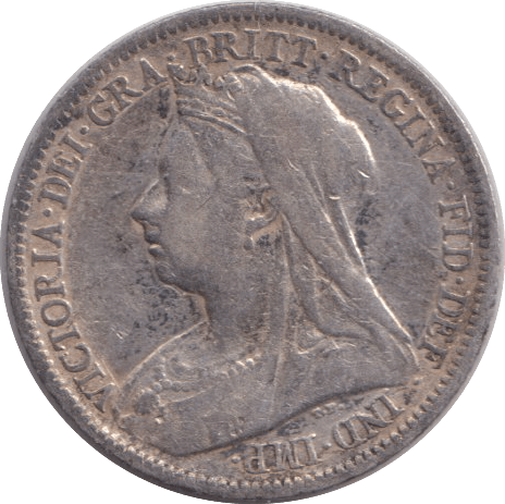 1900 SIXPENCE ( FINE ) - SIXPENCE - Cambridgeshire Coins