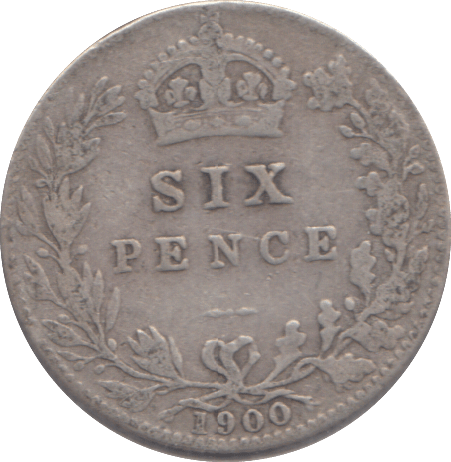 1900 SIXPENCE ( FINE ) - SIXPENCE - Cambridgeshire Coins