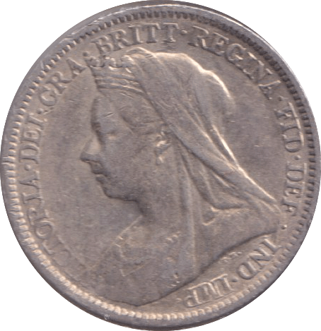1900 SIXPENCE ( FINE ) - SIXPENCE - Cambridgeshire Coins