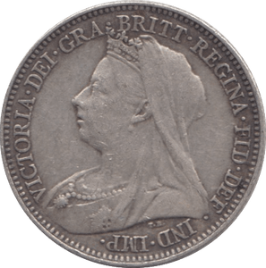1900 SIXPENCE ( FINE ) - SIXPENCE - Cambridgeshire Coins