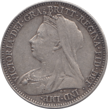 1900 SIXPENCE ( FINE ) - SIXPENCE - Cambridgeshire Coins