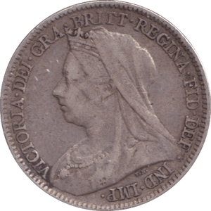 1900 SIXPENCE ( FINE ) - SIXPENCE - Cambridgeshire Coins