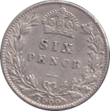 1900 SIXPENCE ( FINE ) - SIXPENCE - Cambridgeshire Coins