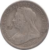 1900 SIXPENCE ( FINE ) - SIXPENCE - Cambridgeshire Coins