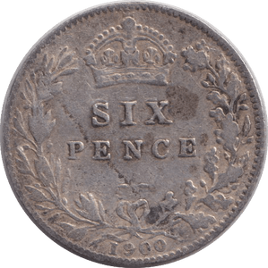 1900 SIXPENCE ( FINE ) - SIXPENCE - Cambridgeshire Coins