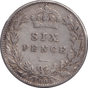 1900 SIXPENCE ( GF ) - SIXPENCE - Cambridgeshire Coins