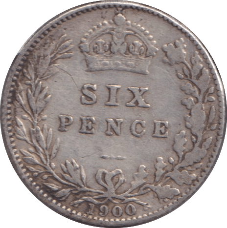 1900 SIXPENCE ( GF ) - SIXPENCE - Cambridgeshire Coins