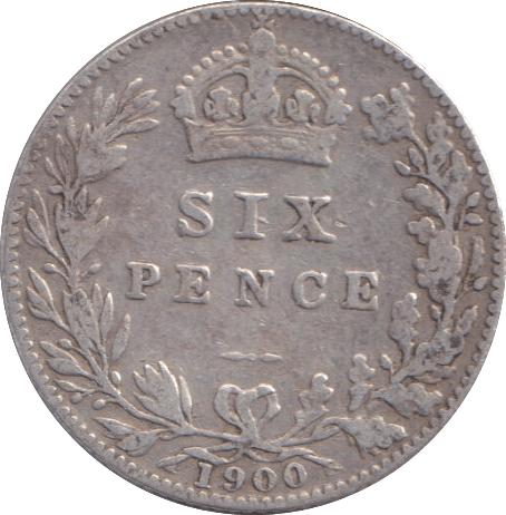 1900 SIXPENCE ( GF ) - SIXPENCE - Cambridgeshire Coins
