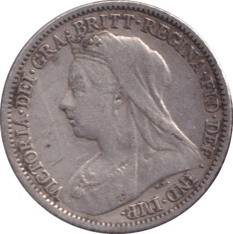 1900 SIXPENCE ( GF ) - SIXPENCE - Cambridgeshire Coins