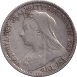 1900 SIXPENCE ( GF ) - SIXPENCE - Cambridgeshire Coins