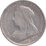 1900 SIXPENCE ( GF ) - SIXPENCE - Cambridgeshire Coins