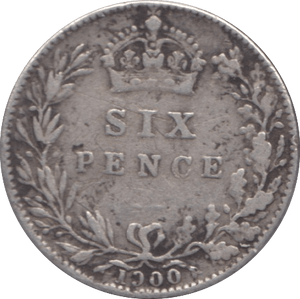1900 SIXPENCE ( GF ) - SIXPENCE - Cambridgeshire Coins