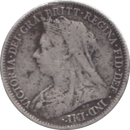 1900 SIXPENCE ( GF ) - SIXPENCE - Cambridgeshire Coins