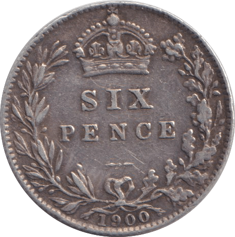 1900 SIXPENCE ( GF ) - SIXPENCE - Cambridgeshire Coins