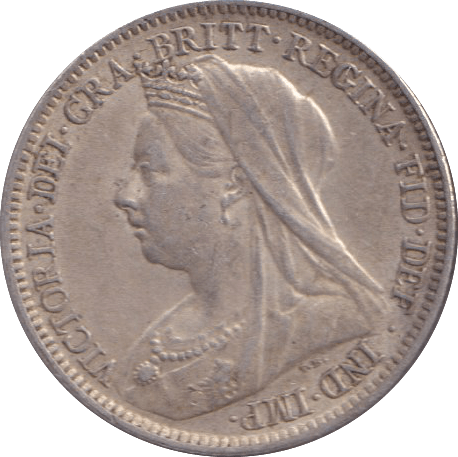 1900 SIXPENCE ( VF ) - SIXPENCE - Cambridgeshire Coins