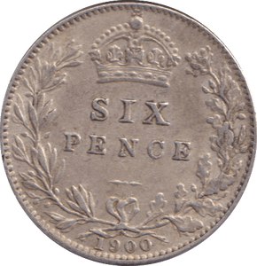 1900 SIXPENCE ( VF ) - SIXPENCE - Cambridgeshire Coins