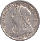1900 THREEPENCE ( AUNC ) - WORLD COINS - Cambridgeshire Coins