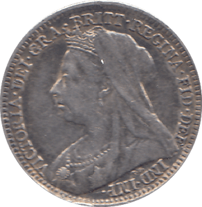 1900 THREEPENCE ( EF ) - THREEPENCE - Cambridgeshire Coins