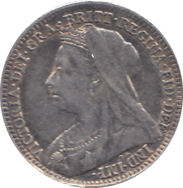 1900 THREEPENCE ( EF ) - THREEPENCE - Cambridgeshire Coins