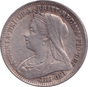 1900 THREEPENCE ( EF ) - Threepence - Cambridgeshire Coins
