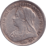 1900 THREEPENCE ( EF ) - Threepence - Cambridgeshire Coins