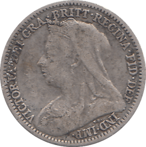 1900 THREEPENCE ( F ) - WORLD COINS - Cambridgeshire Coins